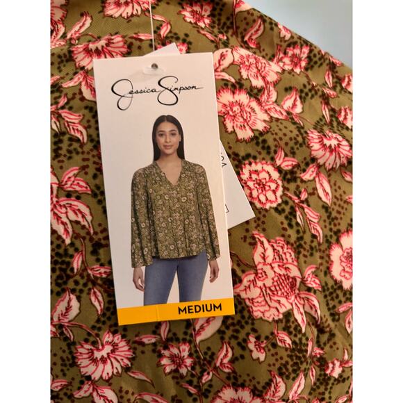 Jessica Simpson Leslie Boho with Botanical Dots Size M, NWT - Picture 2 of 5